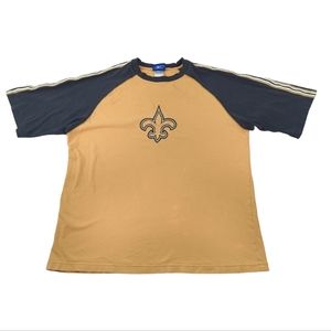 New Orleans Saints Football, NFL RBK t-shirt, men's large